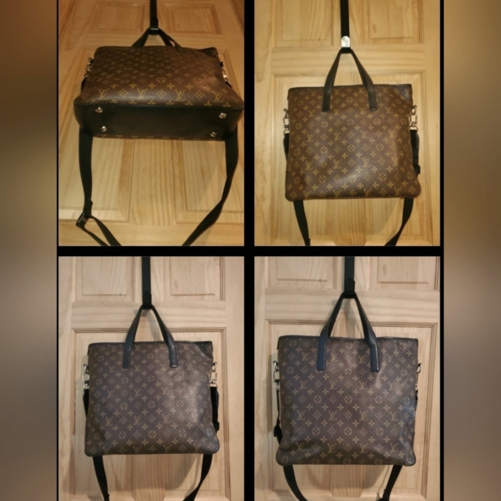 LOUIS VUITTON BROWN DAVIS MACASSAR MONOGRAM
